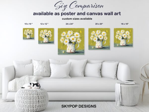 Daisy Bouquet Art