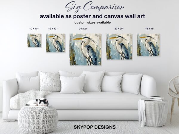Blue Heron Art