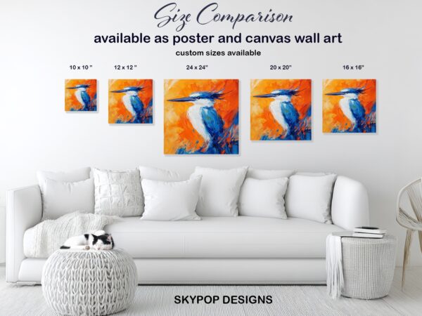 Kingfisher Bird Art