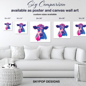 Cow Floral Art