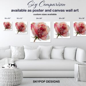 Pink Peony Art