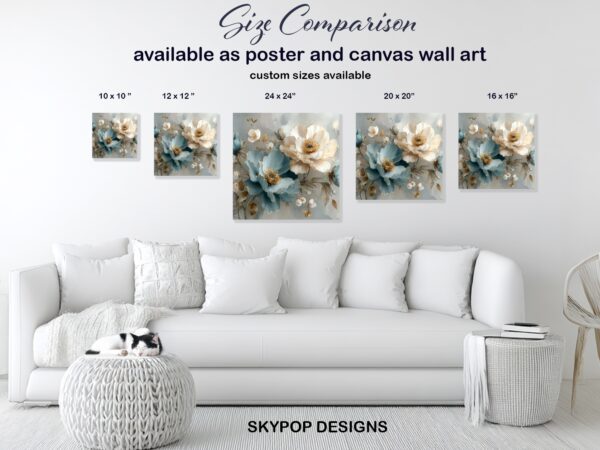 Elegant Peony Bloom Art
