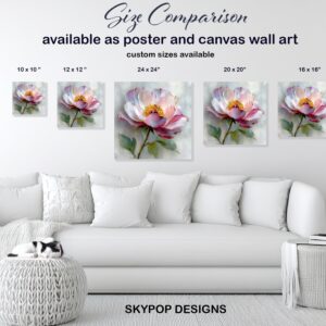 Pink Peony Art