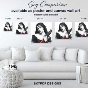 Nun with Gun Art