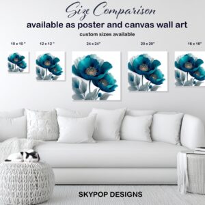 Blue Poppy Art
