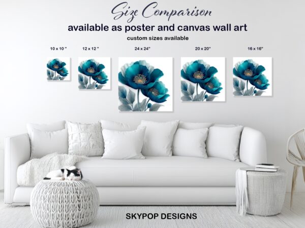 Blue Poppy Art