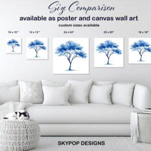 Blue Tree Art