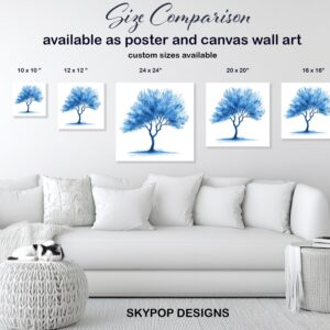 Blue Tree Art