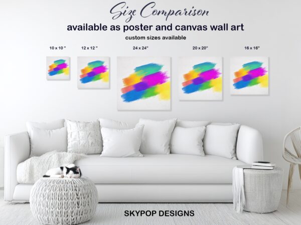 Vibrant Brushstrokes Art