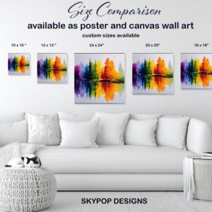 Rainbow Forest Art