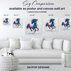 Colorful Horse Art