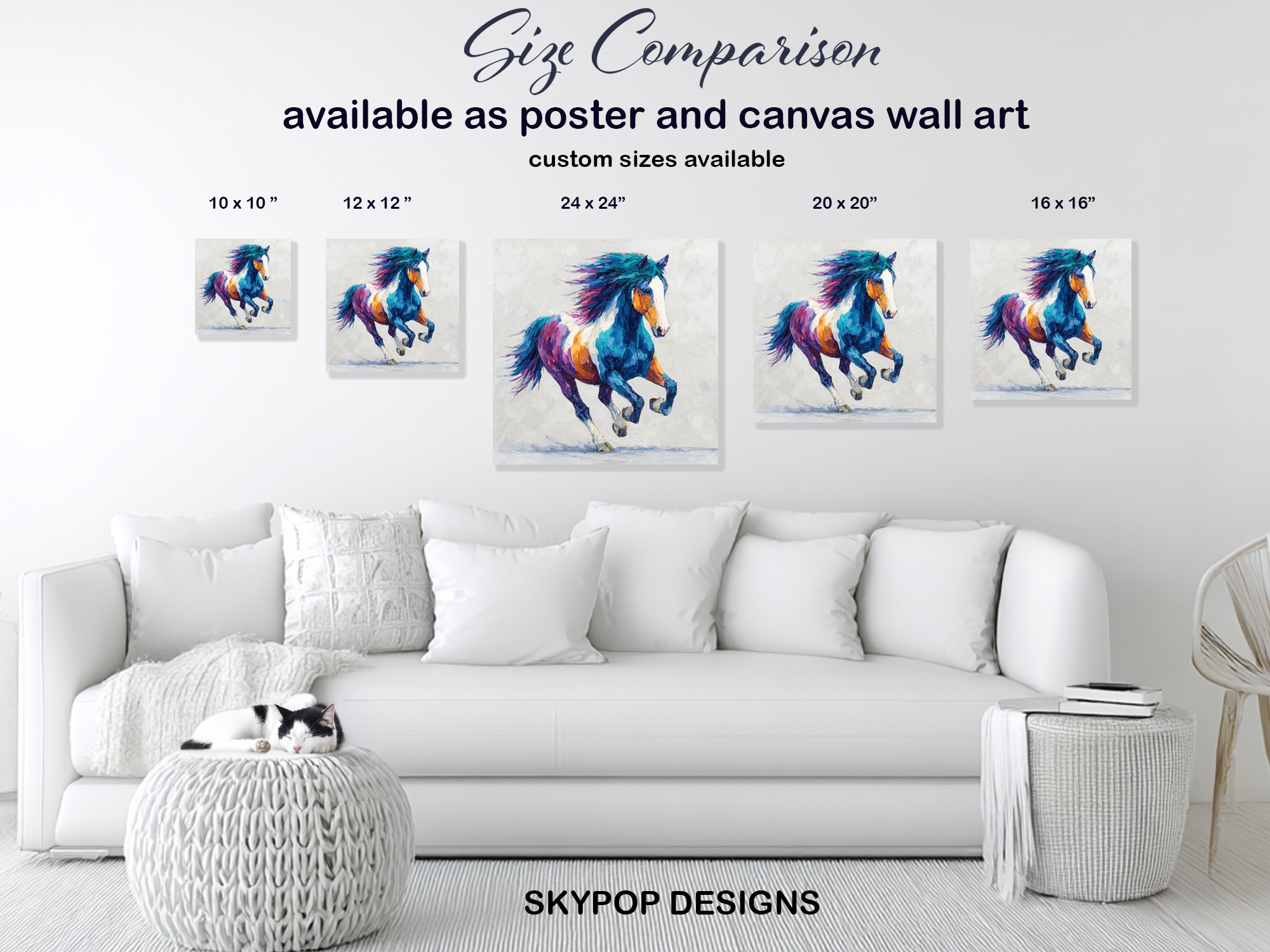 7.jpg Colorful Horse Art
