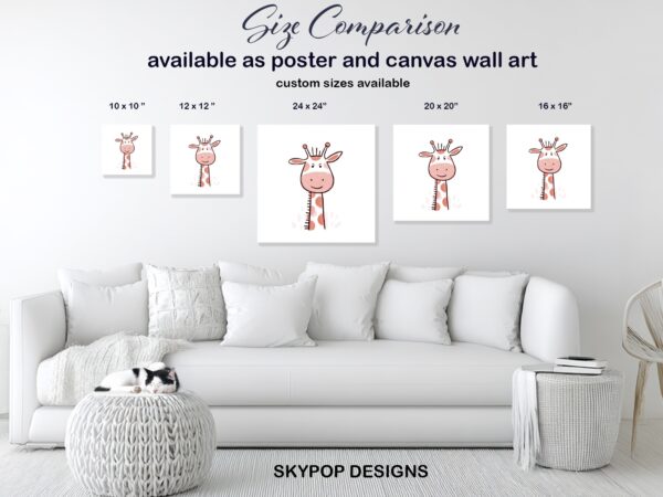 Cute Giraffe Art