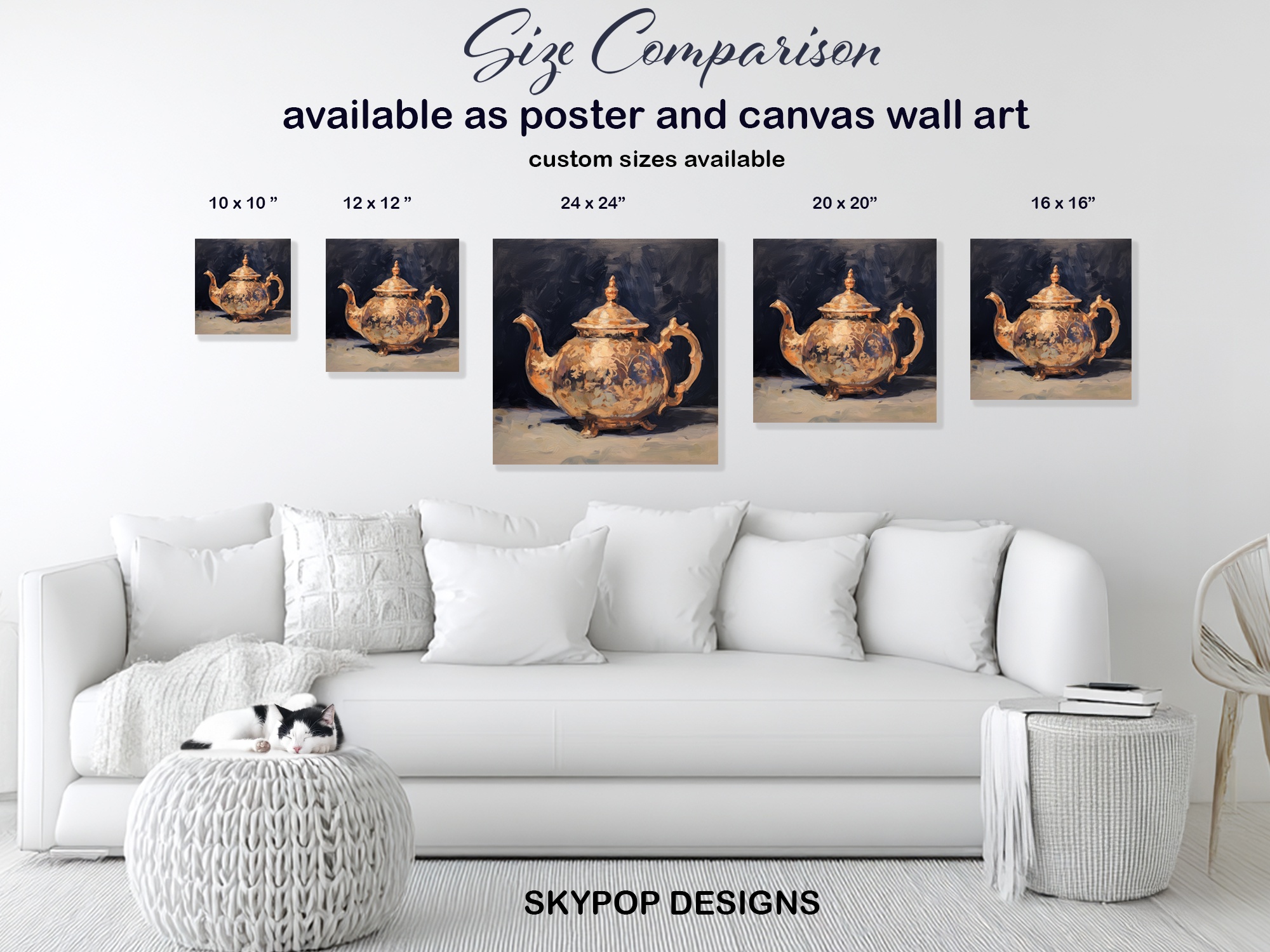 7.jpg Ornate Teapot Kitchen Art