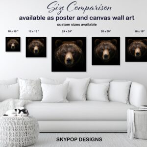 Bear Face Art