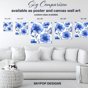 Blue Poppy Art
