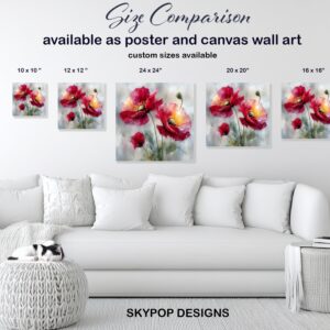 Vibrant Poppy Art
