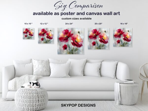 Vibrant Poppy Art