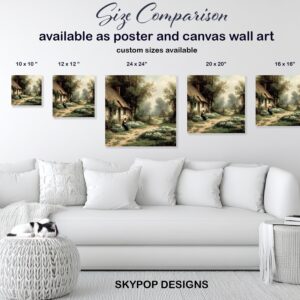 Cottage Garden Path Art