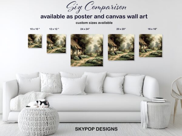 Cottage Garden Path Art