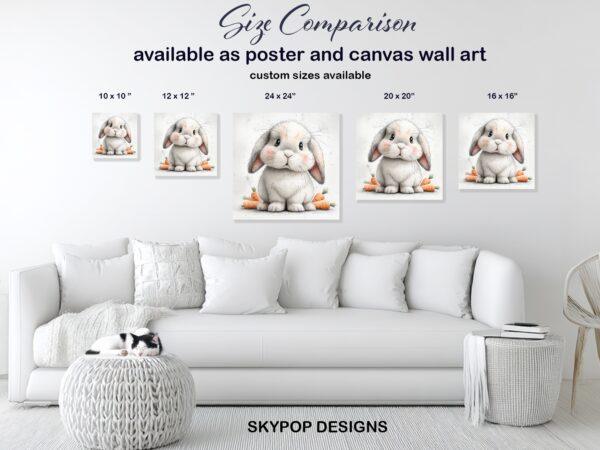 Bunny Carrot Art