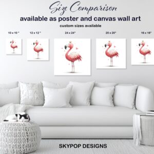 Flamingo Crown Art