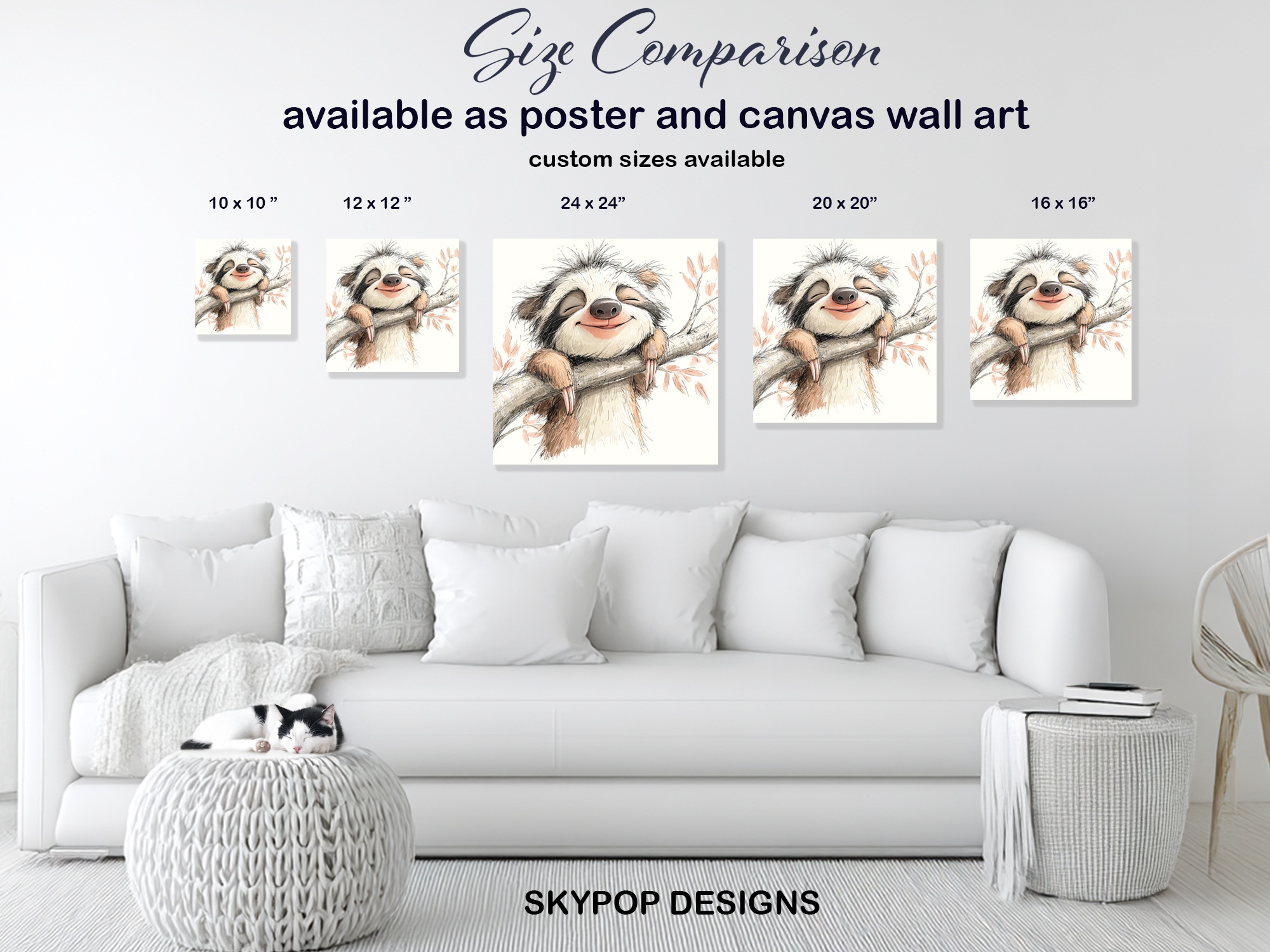 7.jpg Smiling Sloth Art