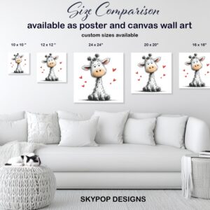 Giraffe Love Art