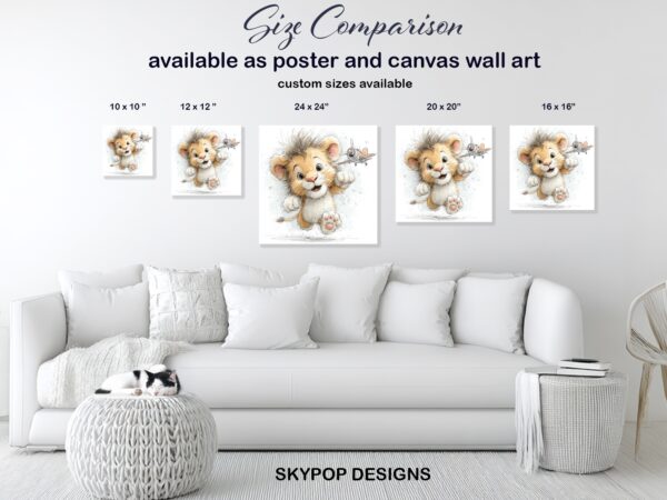 Baby Lion Art