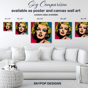 Iconic Blonde Bombshell Art