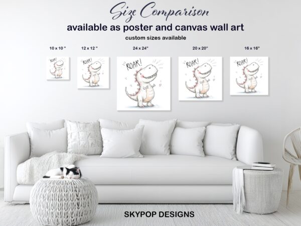 Cute Dinosaur Art