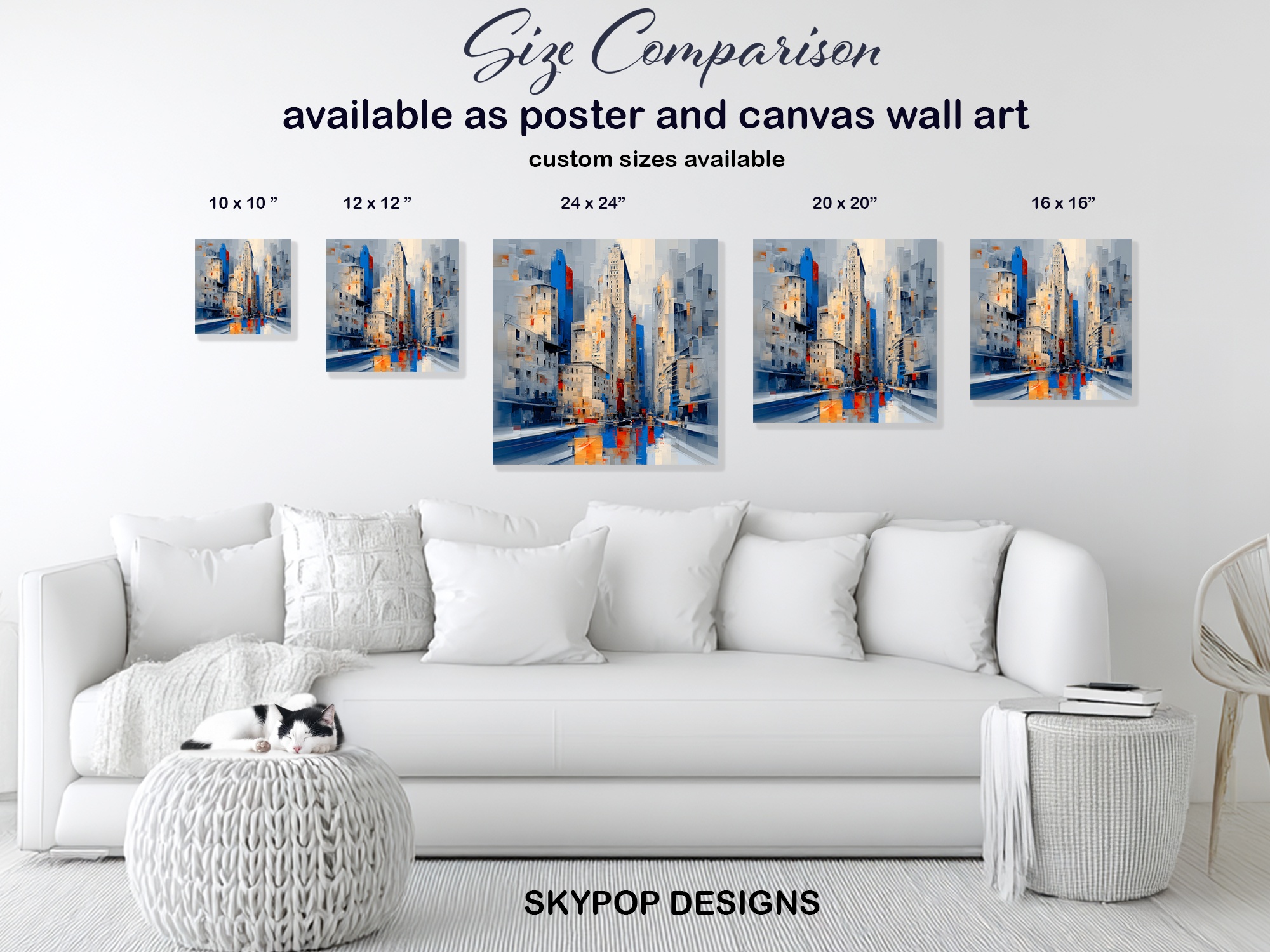 7.jpg Urban Skyline Reflection Art