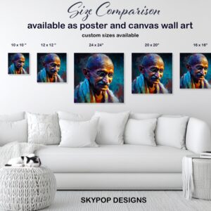 Gandhi Portrait Art
