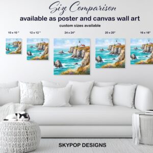 Coastal Lighthouse Art