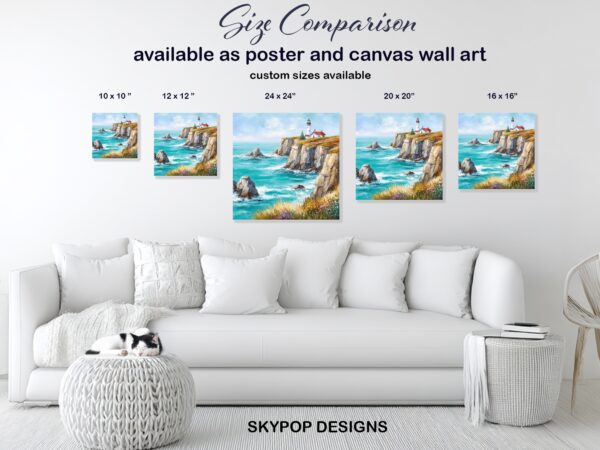 Coastal Lighthouse Art