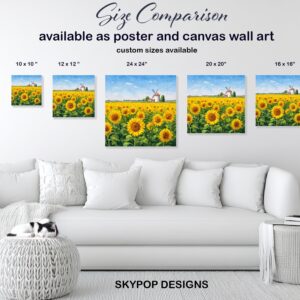 Sunflower Field Art