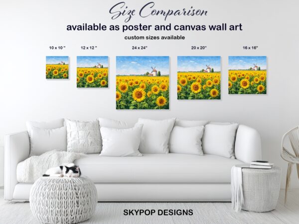 Sunflower Field Art