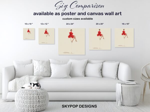 Champagne Glass Fashion Art
