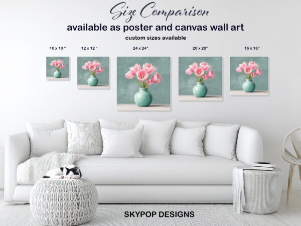 Pink Tulips Art