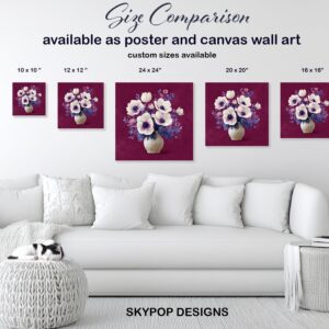 Anemone Bouquet Art