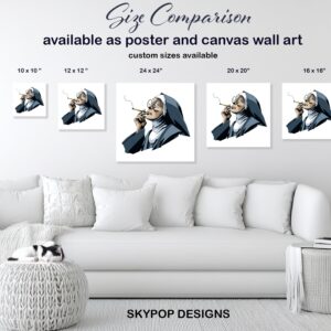Smoking Nun Art