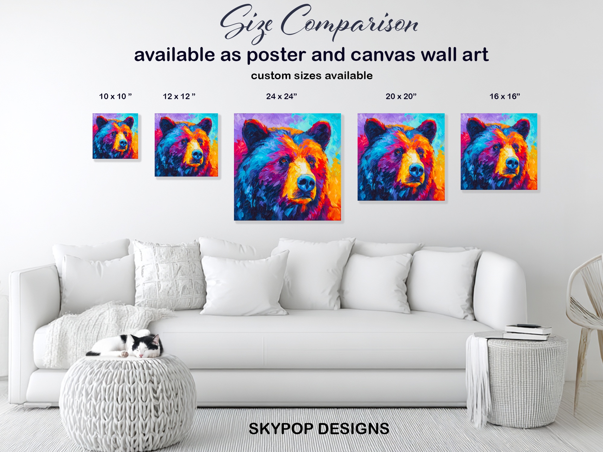 7.jpg Colorful Bear Art