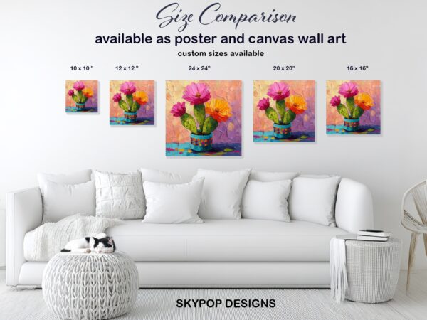 Cactus Bloom Art