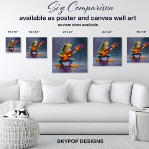 Frog Guitar Art