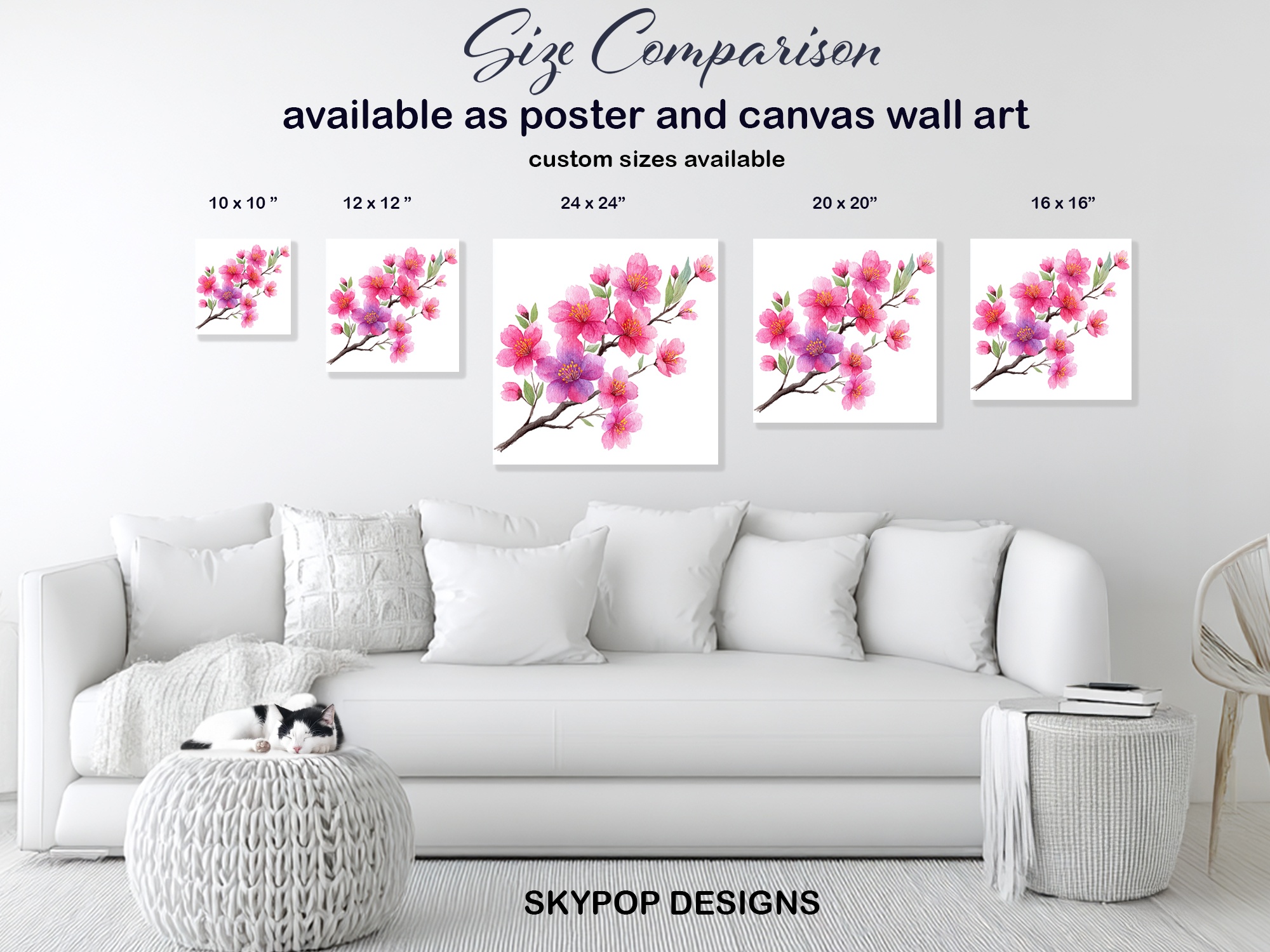 7.jpg Cherry Blossom Branch Art
