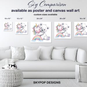 Bear and Unicorn Art