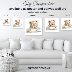 Bear Reading Art