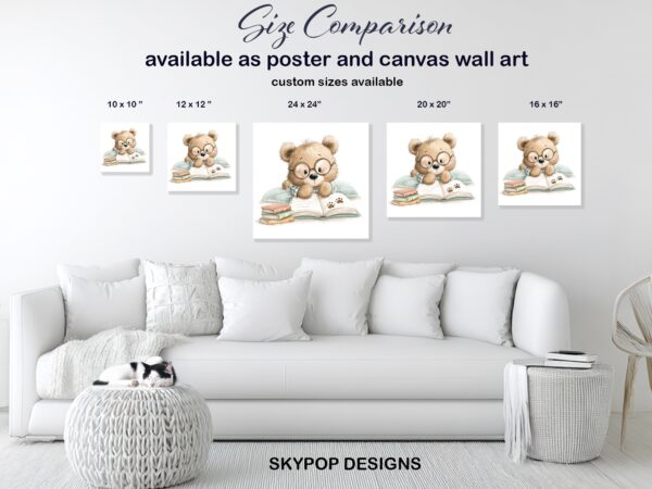 Bear Reading Art