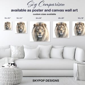 Lion Portrait Art