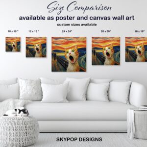 Screaming Cat Art
